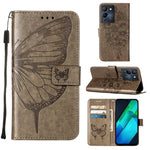 Custodia per telefono in pelle con vibrazione a farfalla goffrata, For Infinix Note 12 Pro 4G, For Infinix Note 12 Pro 5G, For Infinix Note 12 G96