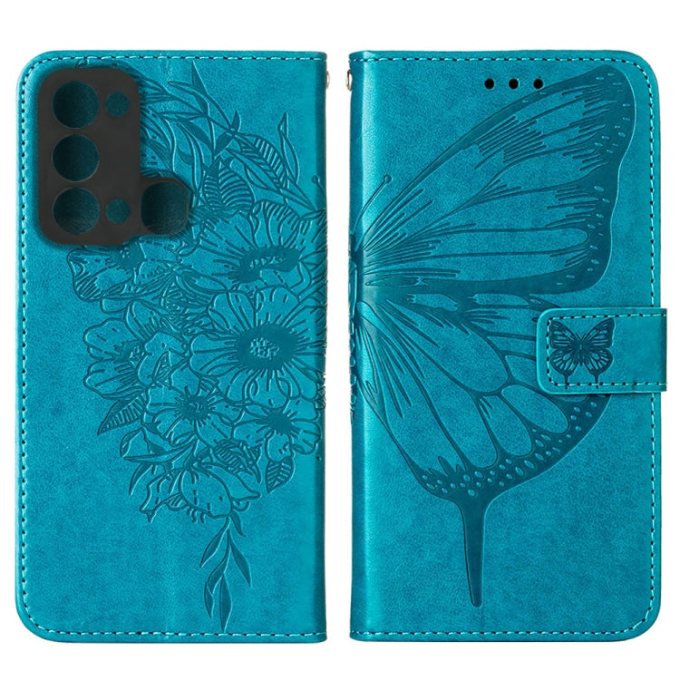 Custodia per telefono in pelle con vibrazione a farfalla goffrata, For Itel P38/S17/S1661W/Vision 3, For Motorola Edge 30, For Motorola Moto G32
