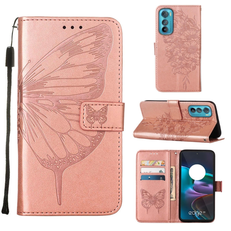 Custodia per telefono in pelle con vibrazione a farfalla goffrata, For Itel P38/S17/S1661W/Vision 3, For Motorola Edge 30, For Motorola Moto G32