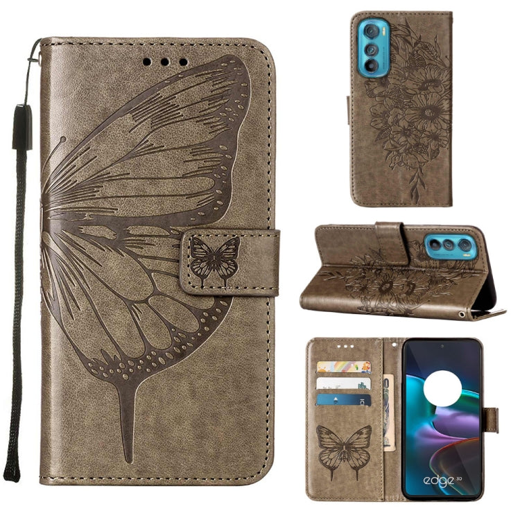 Custodia per telefono in pelle con vibrazione a farfalla goffrata, For Itel P38/S17/S1661W/Vision 3, For Motorola Edge 30, For Motorola Moto G32
