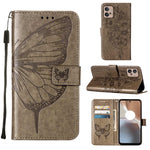 Custodia per telefono in pelle con vibrazione a farfalla goffrata, For Itel P38/S17/S1661W/Vision 3, For Motorola Edge 30, For Motorola Moto G32