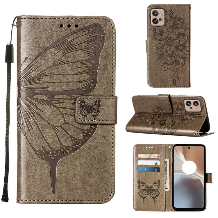 Custodia per telefono in pelle con vibrazione a farfalla goffrata, For Itel P38/S17/S1661W/Vision 3, For Motorola Edge 30, For Motorola Moto G32
