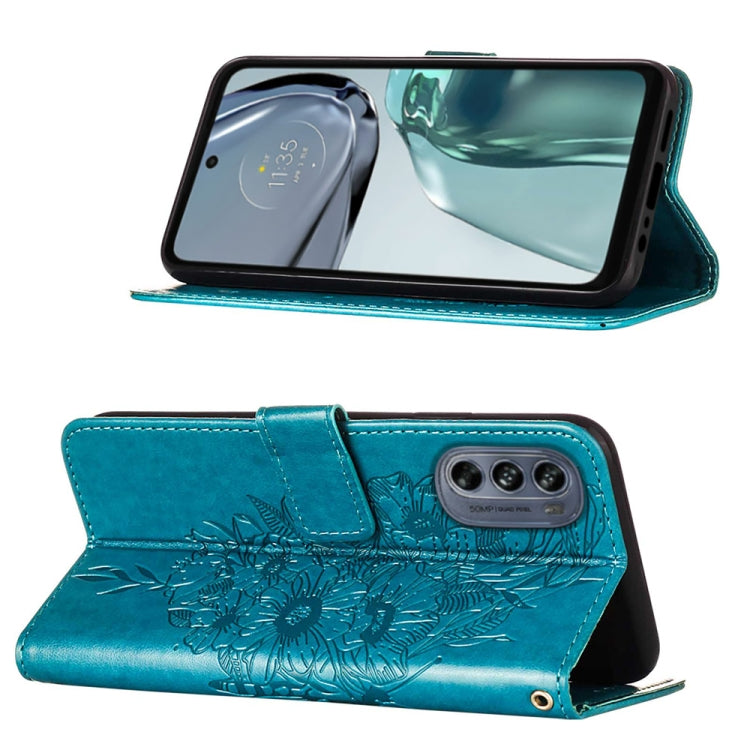 Custodia per telefono in pelle con vibrazione a farfalla goffrata, For Motorola Moto G62 5G, For Motorola Moto S30 Pro 5G, For Motorola Moto X30 Pro 5G