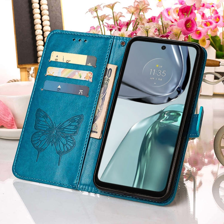 Custodia per telefono in pelle con vibrazione a farfalla goffrata, For Motorola Moto G62 5G, For Motorola Moto S30 Pro 5G, For Motorola Moto X30 Pro 5G