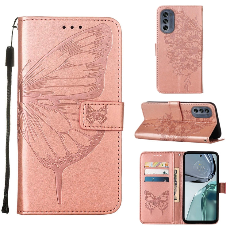 Custodia per telefono in pelle con vibrazione a farfalla goffrata, For Motorola Moto G62 5G, For Motorola Moto S30 Pro 5G, For Motorola Moto X30 Pro 5G