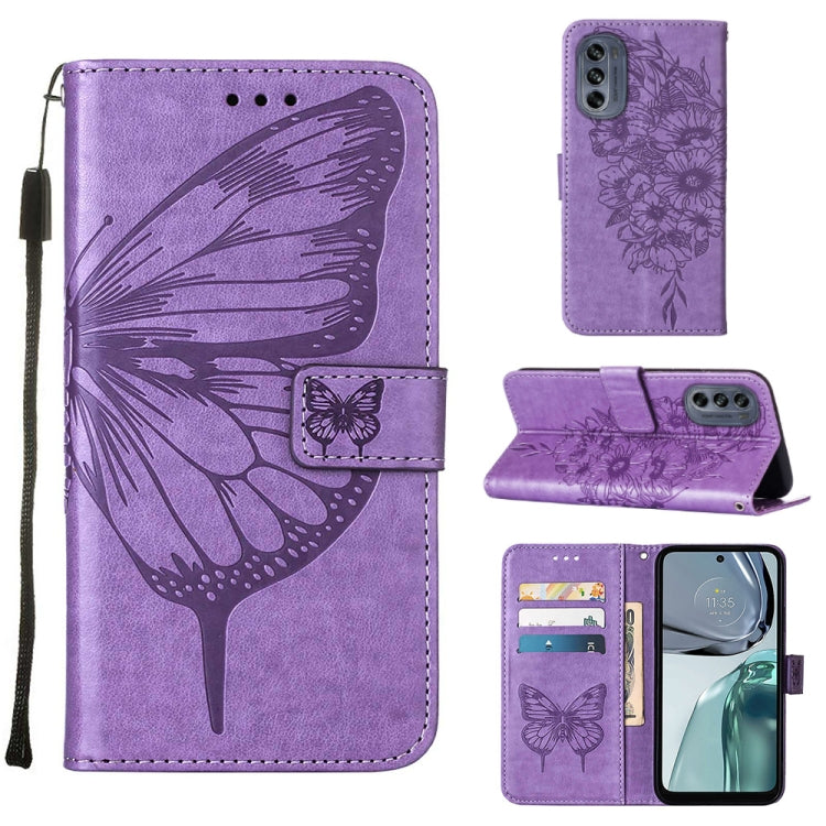 Custodia per telefono in pelle con vibrazione a farfalla goffrata, For Motorola Moto G62 5G, For Motorola Moto S30 Pro 5G, For Motorola Moto X30 Pro 5G