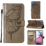 Custodia per telefono in pelle con vibrazione a farfalla goffrata, For Motorola Moto G62 5G, For Motorola Moto S30 Pro 5G, For Motorola Moto X30 Pro 5G