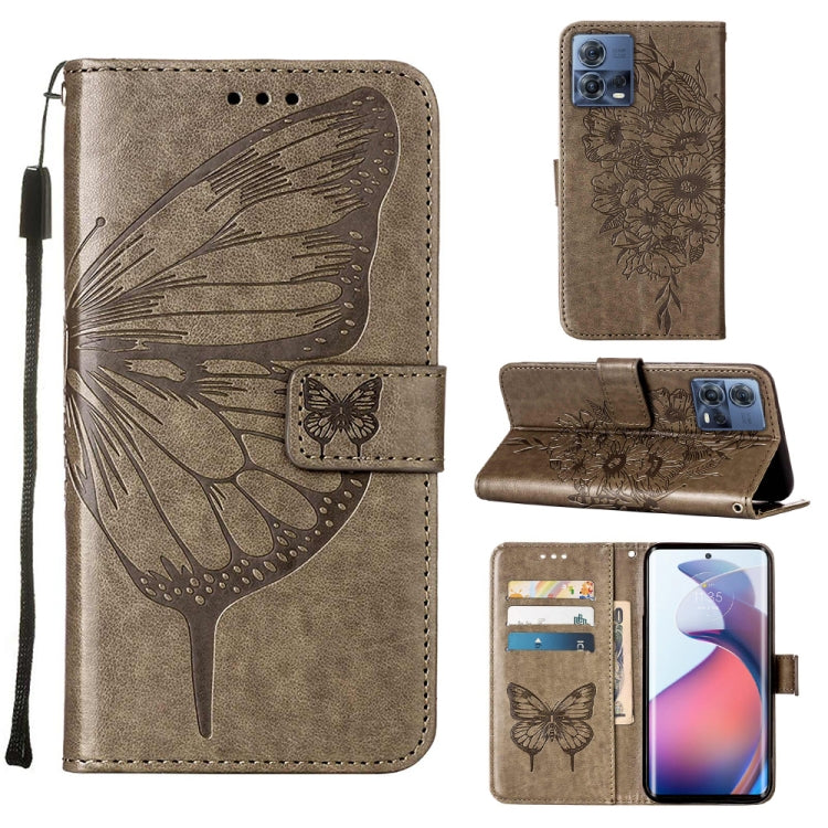 Custodia per telefono in pelle con vibrazione a farfalla goffrata, For Motorola Moto G62 5G, For Motorola Moto S30 Pro 5G, For Motorola Moto X30 Pro 5G