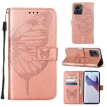 Custodia per telefono in pelle con vibrazione a farfalla goffrata, For Motorola Moto G62 5G, For Motorola Moto S30 Pro 5G, For Motorola Moto X30 Pro 5G
