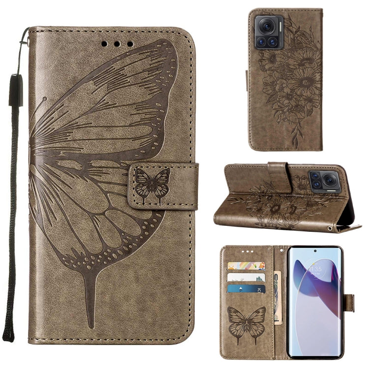 Custodia per telefono in pelle con vibrazione a farfalla goffrata, For Motorola Moto G62 5G, For Motorola Moto S30 Pro 5G, For Motorola Moto X30 Pro 5G