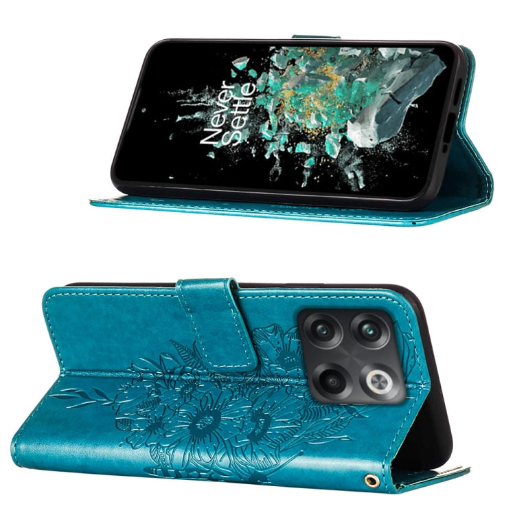 Custodia per telefono in pelle con vibrazione a farfalla goffrata, For OnePlus 10T 5G Global, For Tecno Camon 19, For Tecno Camon 19 NEO