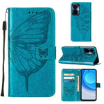 Custodia per telefono in pelle con vibrazione a farfalla goffrata, For Tecno Camon 19 Pro 5G, For Tecno POP 6, For Tecno Pova 3/LE7
