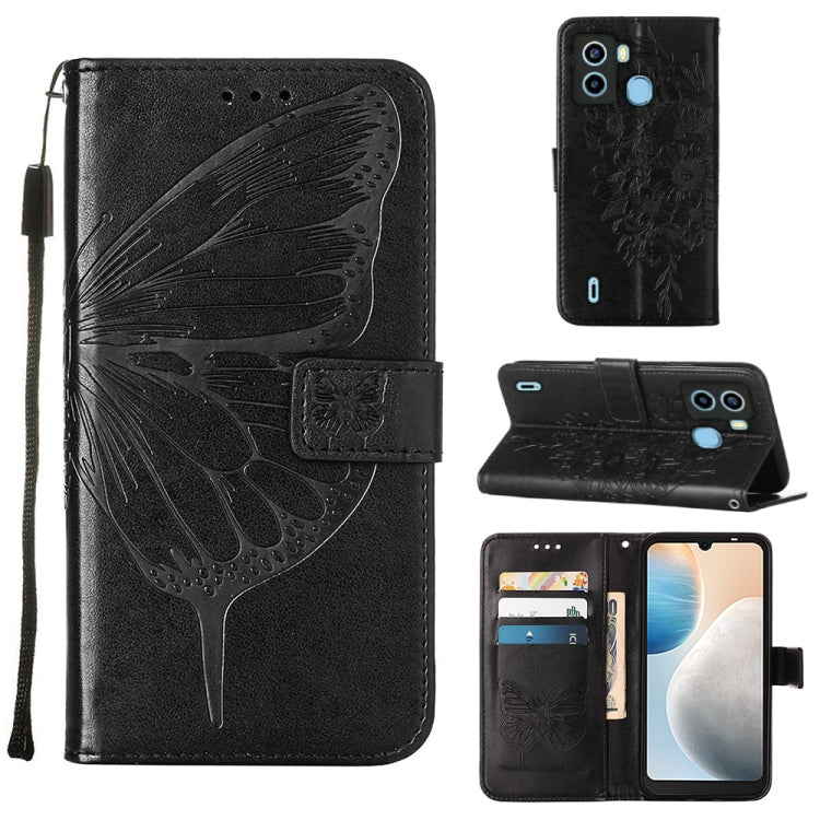 Custodia per telefono in pelle con vibrazione a farfalla goffrata, For Tecno Camon 19 Pro 5G, For Tecno POP 6, For Tecno Pova 3/LE7
