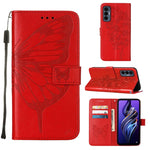Custodia per telefono in pelle con vibrazione a farfalla goffrata, For Tecno Camon 19 Pro 5G, For Tecno POP 6, For Tecno Pova 3/LE7