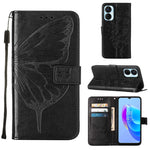 Custodia per telefono in pelle con vibrazione a farfalla goffrata, For Tecno Spark 9 Pro/Spark 9T, For vivo S10e 5G/V23e 4G/V23E 5G/Y75 4G, For vivo Y02S