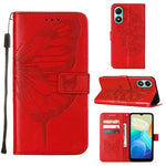 Custodia per telefono in pelle con vibrazione a farfalla goffrata, For Tecno Spark 9 Pro/Spark 9T, For vivo S10e 5G/V23e 4G/V23E 5G/Y75 4G, For vivo Y02S
