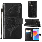 Custodia per telefono in pelle con vibrazione a farfalla goffrata, For vivo Y77 5G Global, For ZTE Blade A52, For ZTE Blade A72 5G