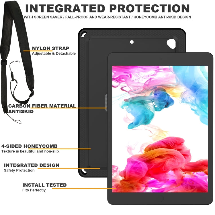 Custodia Tablet EVA + PC con Tracolla, For iPad Air / Air 2 / 9.7 2017 / 9.7 2018, For iPad 10.2 2022 / 2021 / 2020 / 2019 / 10.5, For iPad Pro 11 inch 2020 / 2018 / Air 5 / Air 4