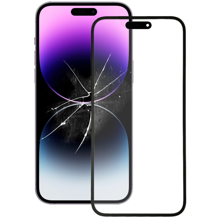 Front Screen Glass Outer Lens with OCA Optically Clear Adhesive, For iPhone 14, For iPhone 14 Plus, For iPhone 14 Pro, For iPhone 14 Pro Max