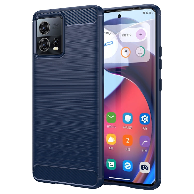 Custodia per telefono TPU in fibra di carbonio con trama spazzolata, For Motorola Edge 30 Fusion/Moto S30 Pro, For Xiaomi Redmi A1