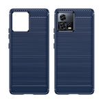 Custodia per telefono TPU in fibra di carbonio con trama spazzolata, For Motorola Edge 30 Fusion/Moto S30 Pro, For Xiaomi Redmi A1