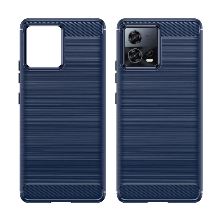 Custodia per telefono TPU in fibra di carbonio con trama spazzolata, For Motorola Edge 30 Fusion/Moto S30 Pro, For Xiaomi Redmi A1