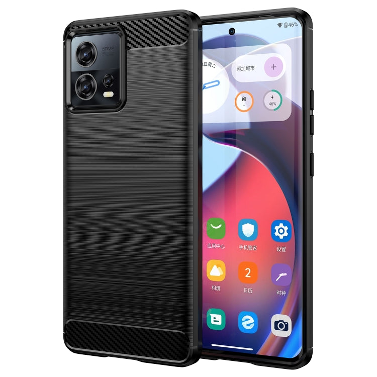 Custodia per telefono TPU in fibra di carbonio con trama spazzolata, For Motorola Edge 30 Fusion/Moto S30 Pro, For Xiaomi Redmi A1