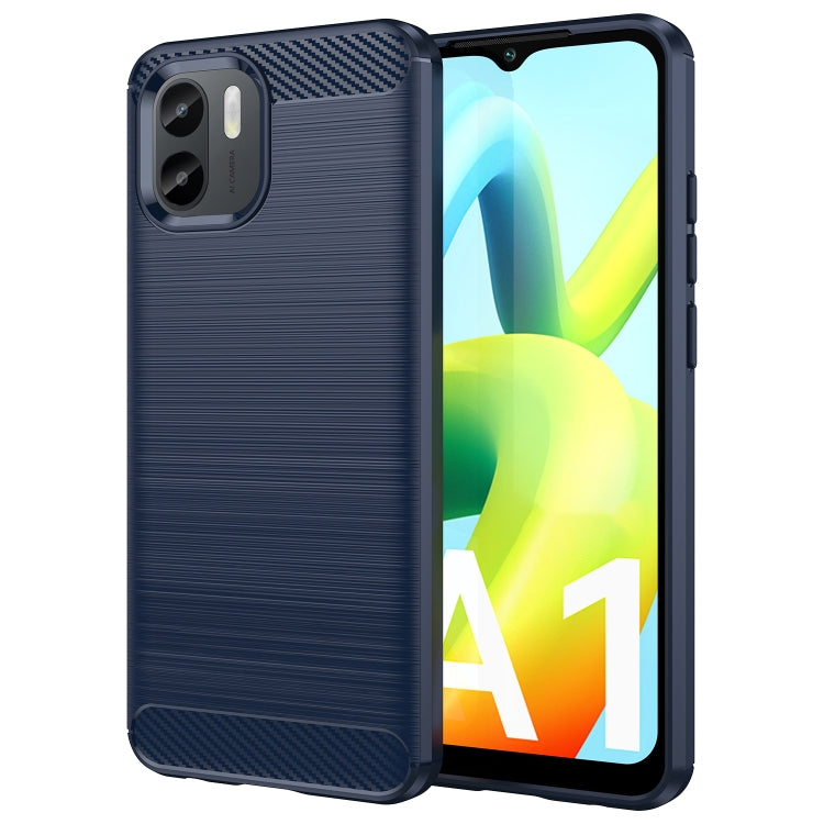 Custodia per telefono TPU in fibra di carbonio con trama spazzolata, For Motorola Edge 30 Fusion/Moto S30 Pro, For Xiaomi Redmi A1