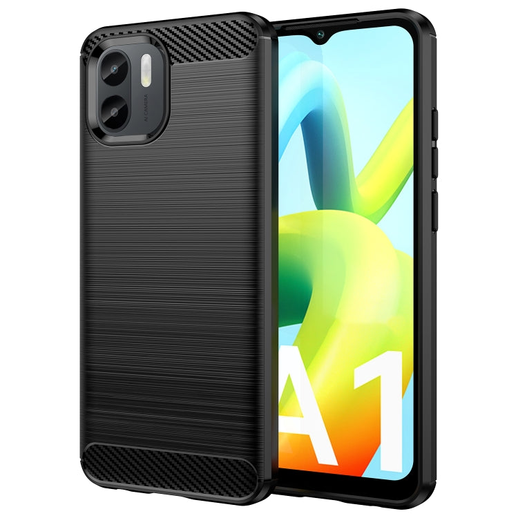 Custodia per telefono TPU in fibra di carbonio con trama spazzolata, For Motorola Edge 30 Fusion/Moto S30 Pro, For Xiaomi Redmi A1