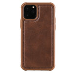 Custodia in pelle magnetica per iPhone 11 e 7