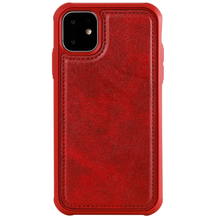 Custodia in pelle magnetica per iPhone 11 e 7