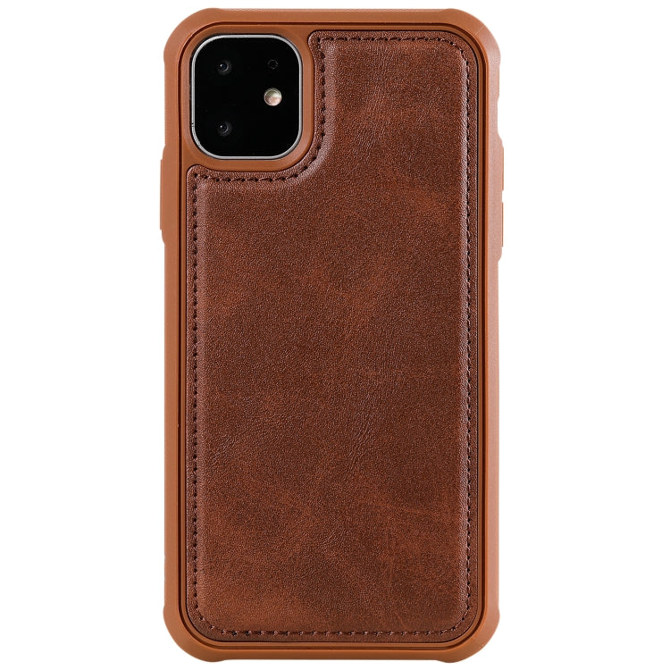 Custodia in pelle magnetica per iPhone 11 e 7