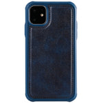 Custodia in pelle magnetica per iPhone 11 e 7