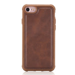 Custodia in pelle magnetica per iPhone 11 e 7