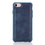 Custodia in pelle magnetica per iPhone 11 e 7