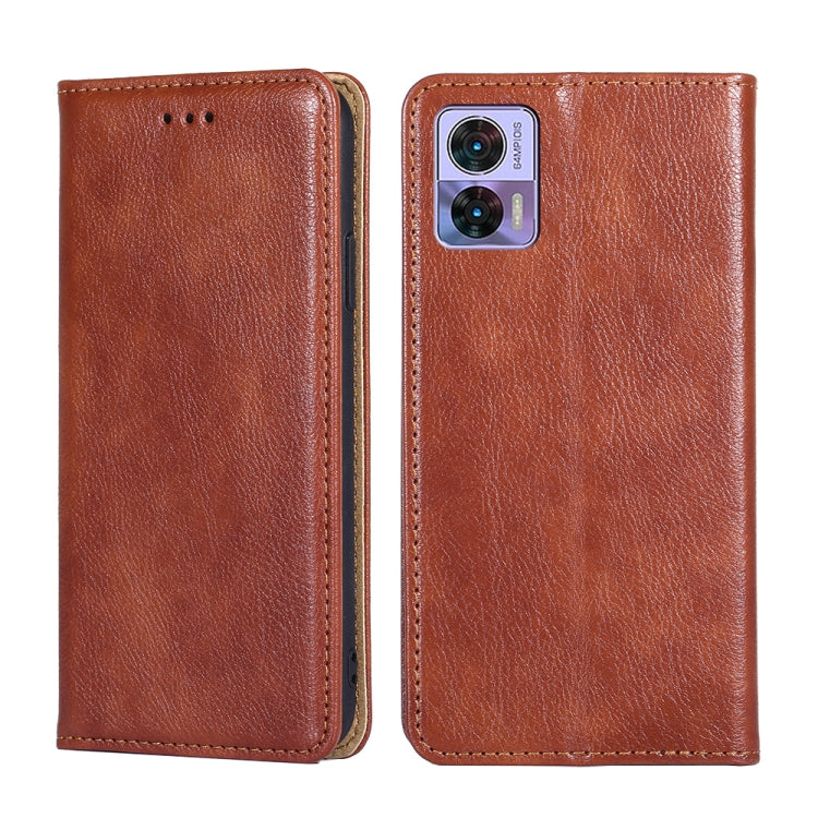 Custodia per telefono in pelle magnetica tinta unita lucida olio, For Motorola Edge 30 Neo, For Motorola Edge 2022, For Motorola Edge X30 Pro 5G / Edge 30 Ultra, For Sony Xperia 5 IV