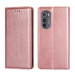 Custodia per telefono in pelle magnetica tinta unita lucida olio, For Motorola Edge 30 Neo, For Motorola Edge 2022, For Motorola Edge X30 Pro 5G / Edge 30 Ultra, For Sony Xperia 5 IV