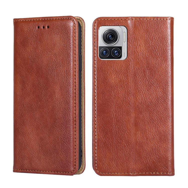 Custodia per telefono in pelle magnetica tinta unita lucida olio, For Motorola Edge 30 Neo, For Motorola Edge 2022, For Motorola Edge X30 Pro 5G / Edge 30 Ultra, For Sony Xperia 5 IV