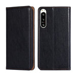 Custodia per telefono in pelle magnetica tinta unita lucida olio, For Motorola Edge 30 Neo, For Motorola Edge 2022, For Motorola Edge X30 Pro 5G / Edge 30 Ultra, For Sony Xperia 5 IV