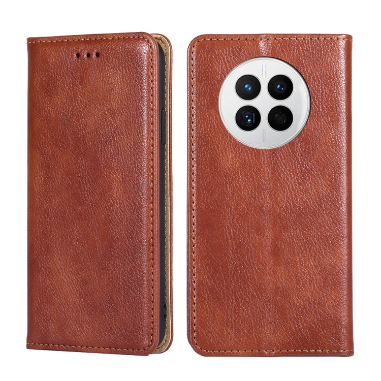 Custodia per telefono in pelle magnetica tinta unita lucida olio, For Huawei Mate 50, For Huawei Mate 50 Pro, For Samsung Galaxy A23e / A22e
