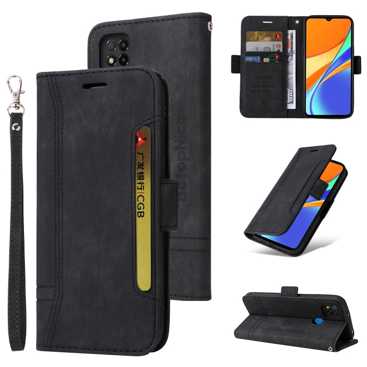 BETOPNICE Custodia per telefono in pelle con fibbia a doppio lato, For Xiaomi Redmi 9C, For Xiaomi Redmi 10C, For Xiaomi Redmi K40, For Xiaomi Redmi K50 Gaming