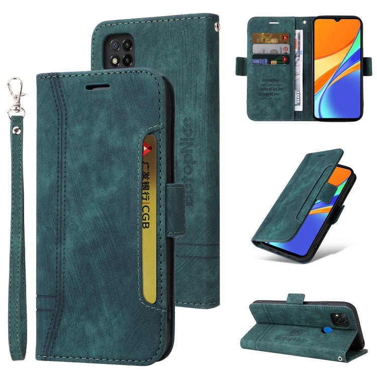 BETOPNICE Custodia per telefono in pelle con fibbia a doppio lato, For Xiaomi Redmi 9C, For Xiaomi Redmi 10C, For Xiaomi Redmi K40, For Xiaomi Redmi K50 Gaming