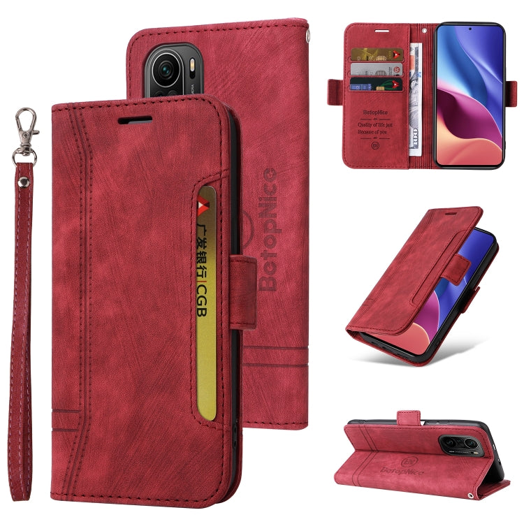 BETOPNICE Custodia per telefono in pelle con fibbia a doppio lato, For Xiaomi Redmi 9C, For Xiaomi Redmi 10C, For Xiaomi Redmi K40, For Xiaomi Redmi K50 Gaming