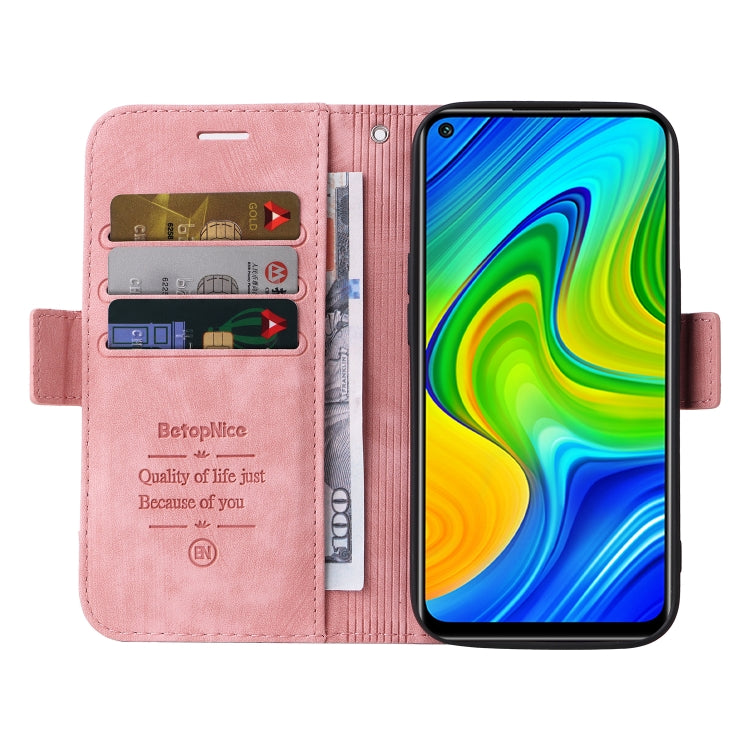 BETOPNICE Custodia per telefono in pelle con fibbia a doppio lato, For Xiaomi Redmi Note 9 4G, For Xiaomi Redmi Note 9 Pro 4G, For Xiaomi Redmi Note 10 4G Indian, For Xiaomi Redmi Note 10 5G