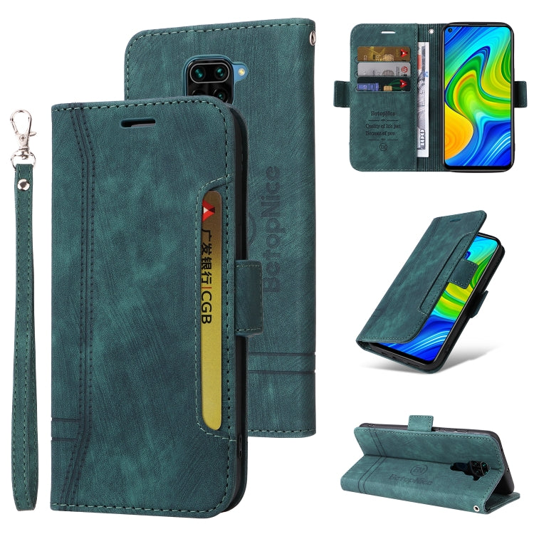 BETOPNICE Custodia per telefono in pelle con fibbia a doppio lato, For Xiaomi Redmi Note 9 4G, For Xiaomi Redmi Note 9 Pro 4G, For Xiaomi Redmi Note 10 4G Indian, For Xiaomi Redmi Note 10 5G