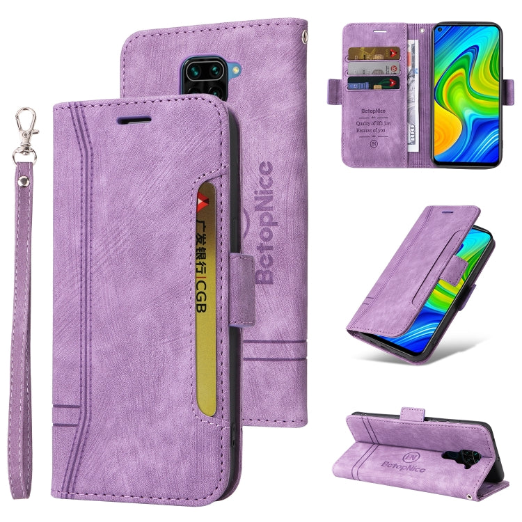 BETOPNICE Custodia per telefono in pelle con fibbia a doppio lato, For Xiaomi Redmi Note 9 4G, For Xiaomi Redmi Note 9 Pro 4G, For Xiaomi Redmi Note 10 4G Indian, For Xiaomi Redmi Note 10 5G
