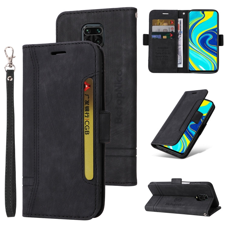 BETOPNICE Custodia per telefono in pelle con fibbia a doppio lato, For Xiaomi Redmi Note 9 4G, For Xiaomi Redmi Note 9 Pro 4G, For Xiaomi Redmi Note 10 4G Indian, For Xiaomi Redmi Note 10 5G