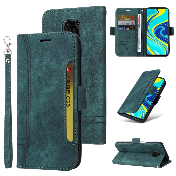 BETOPNICE Custodia per telefono in pelle con fibbia a doppio lato, For Xiaomi Redmi Note 9 4G, For Xiaomi Redmi Note 9 Pro 4G, For Xiaomi Redmi Note 10 4G Indian, For Xiaomi Redmi Note 10 5G