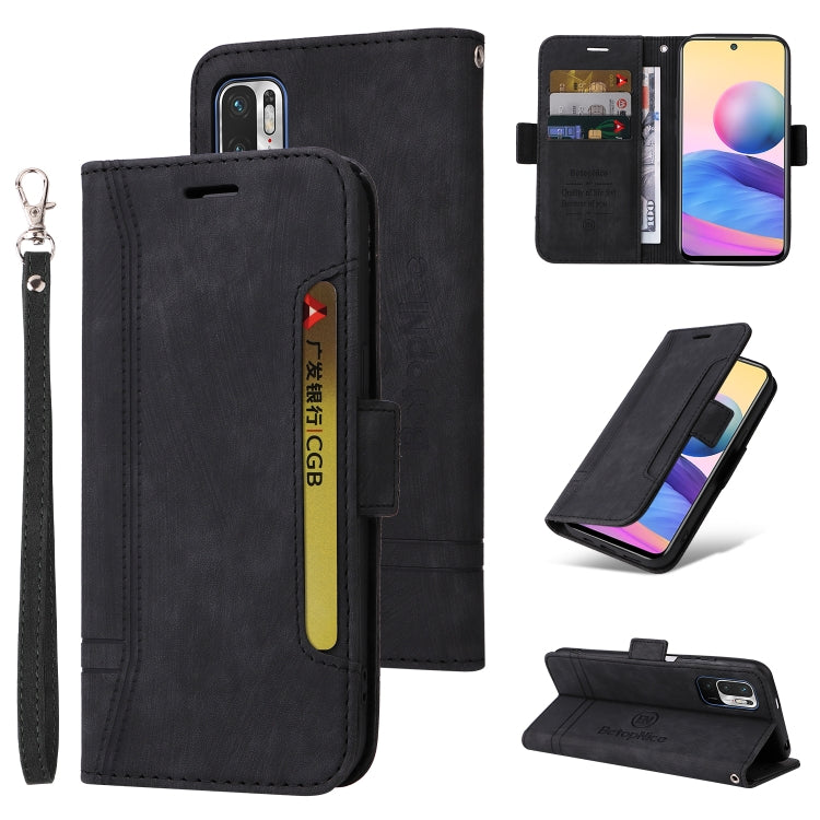 BETOPNICE Custodia per telefono in pelle con fibbia a doppio lato, For Xiaomi Redmi Note 9 4G, For Xiaomi Redmi Note 9 Pro 4G, For Xiaomi Redmi Note 10 4G Indian, For Xiaomi Redmi Note 10 5G