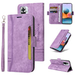 BETOPNICE Custodia per telefono in pelle con fibbia a doppio lato, For Xiaomi Redmi Note 10 Pro, For Xiaomi Redmi Note 11 4G, For Xiaomi Redmi Note 11 Pro 5G / 4G, For Xiaomi Redmi 9A